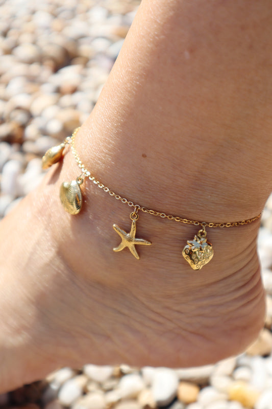 Golden Island-Anklet