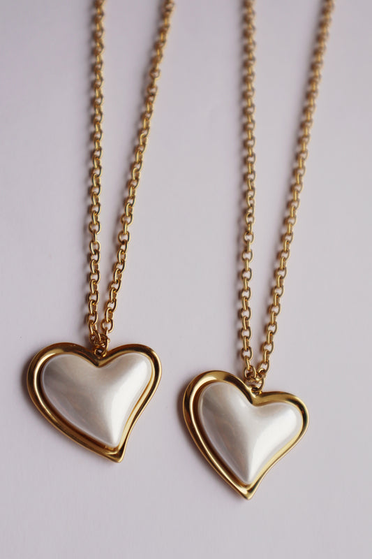 White Heart- Necklace