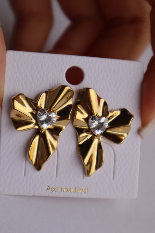 Heart Golden- Earrings