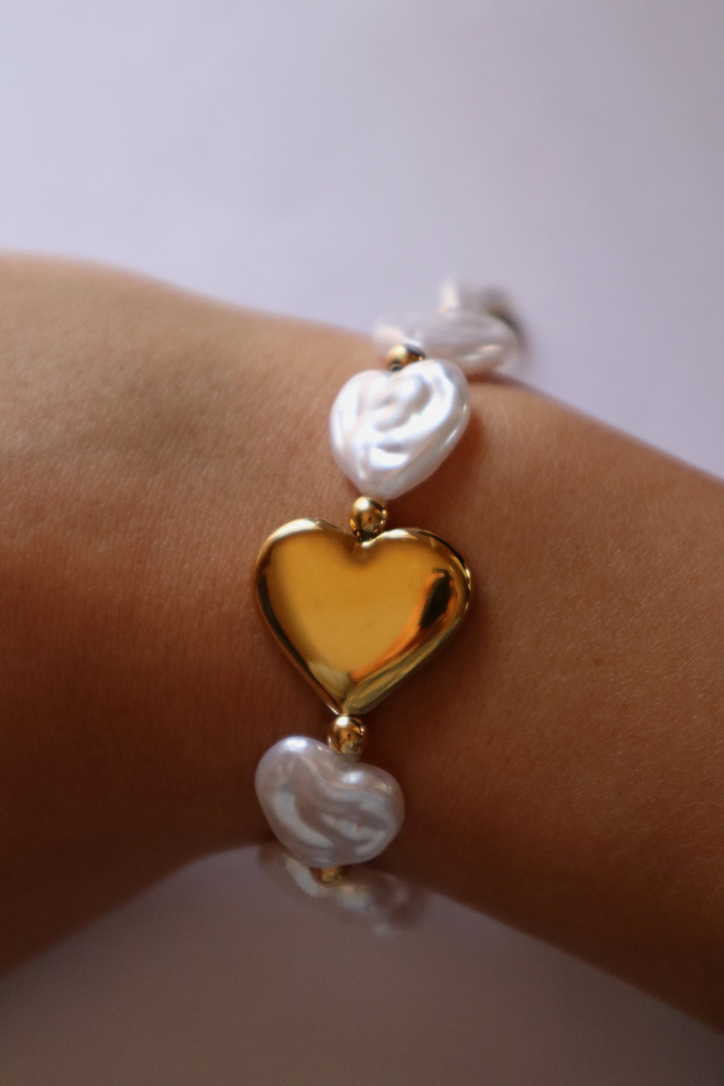 Pearl heart Bracelet